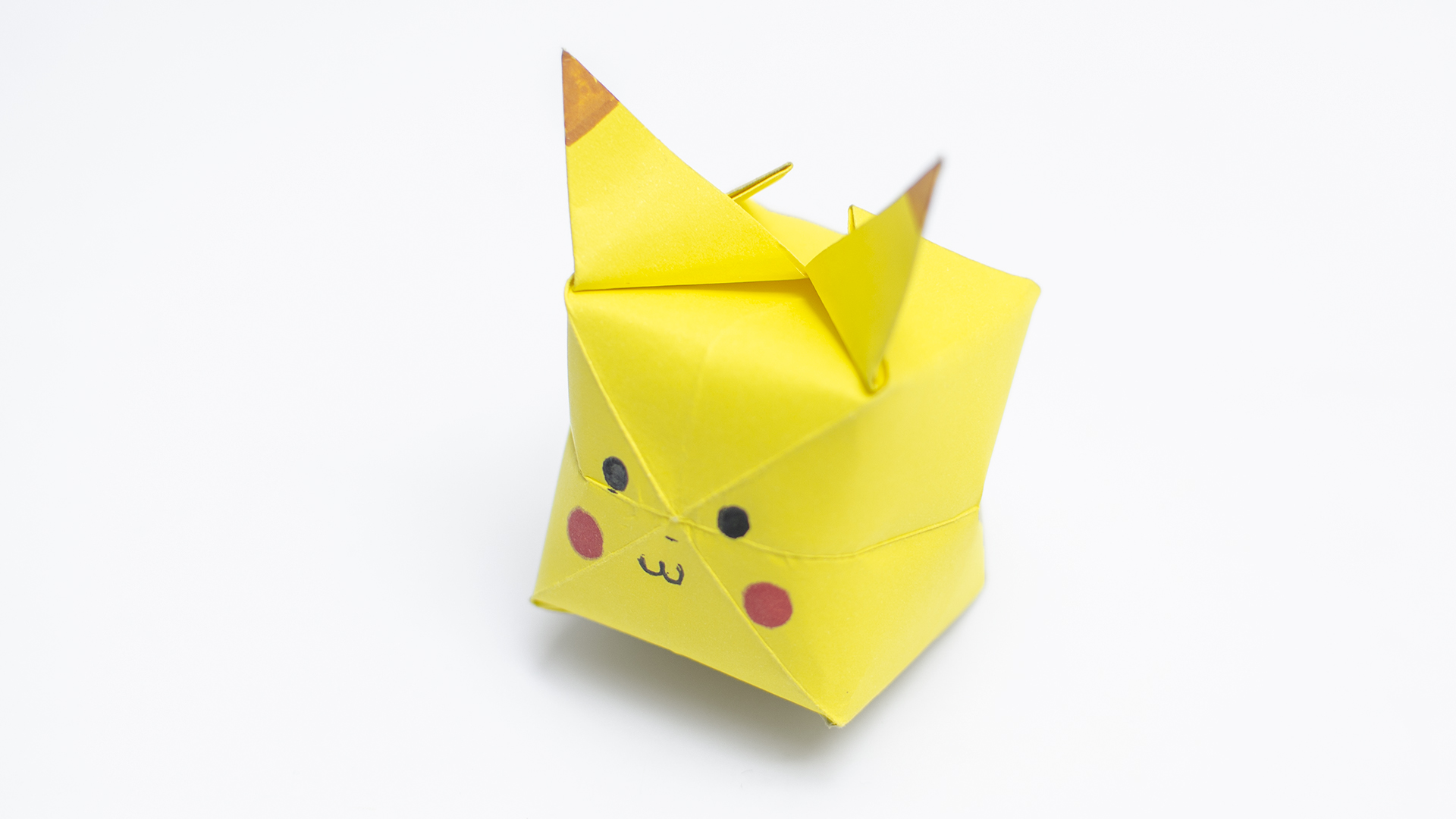 How to make an origami pikachu with pictures