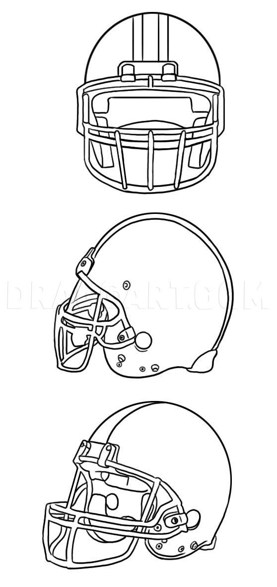 How to draw a football helmet step by step drawing guide by dawn dragoart football helmets football paintings helmet drawing