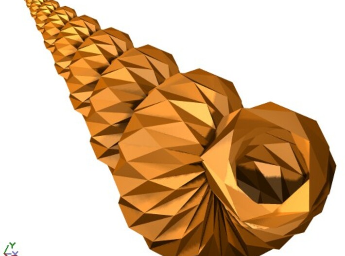 Corrugated origami shell