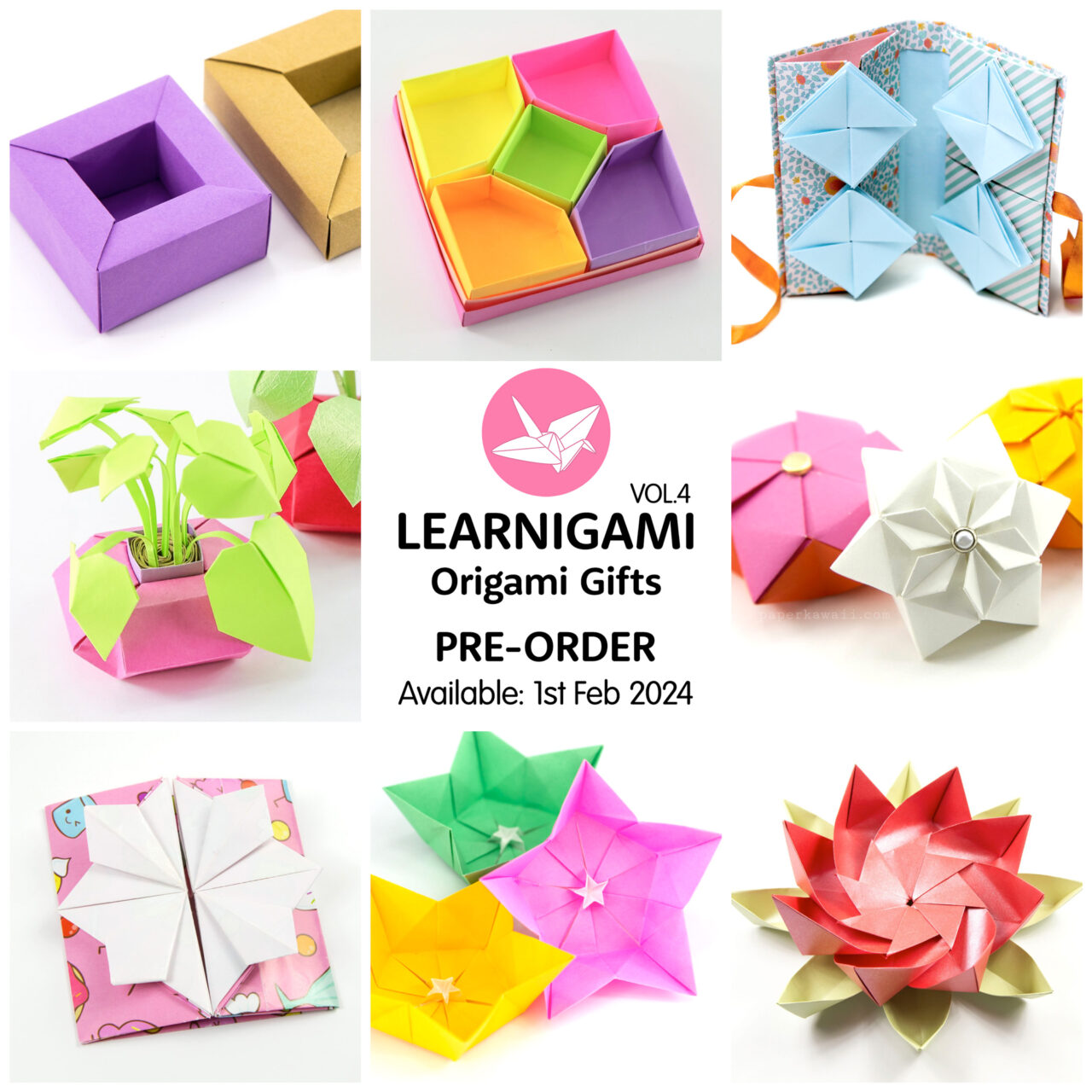 Origami d puffy heart instructions