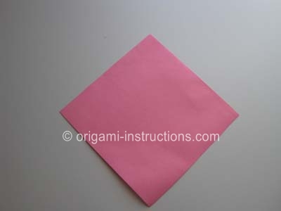 Easy origami heart folding instructions