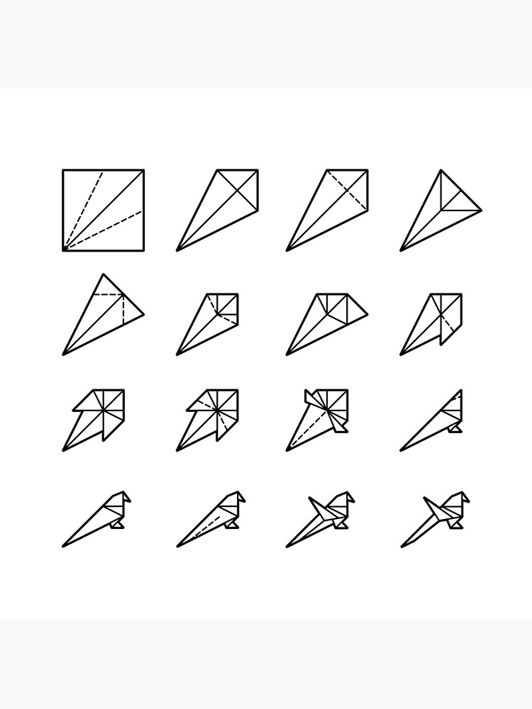 Origami bird