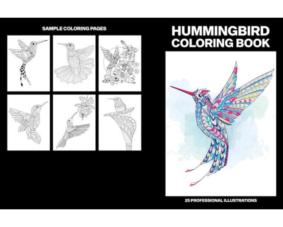 Printable hummingbird coloring pages bird coloring sheets distance learning pages adult coloring book fun coloring activities