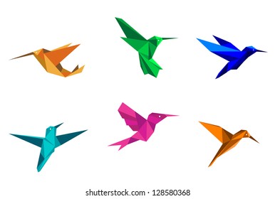 Origami hummingbird images stock photos d objects vectors