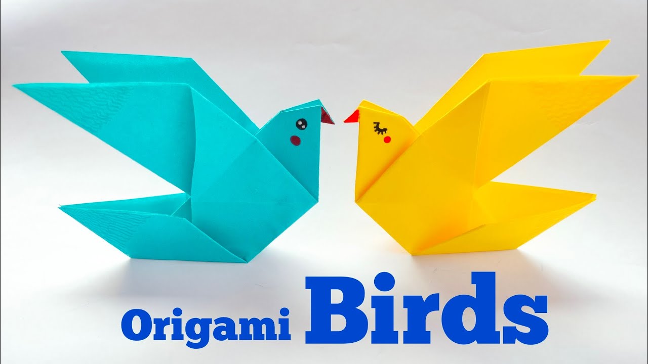 Origami bird easy how to make paper bird origami bird step by step origami bird