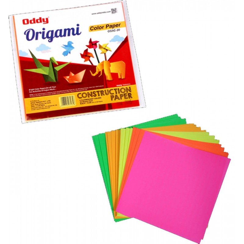 Oddy origami sheets