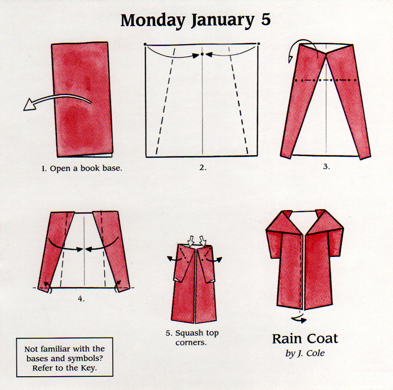 Rain coat origami instructions miguel gave me an origami câ