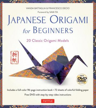 Japanese origami for beginners kit book hardback