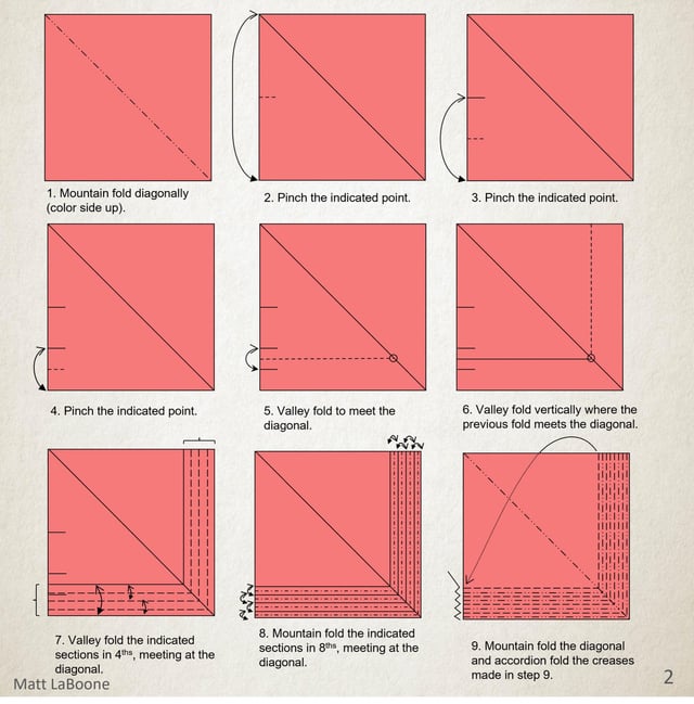 Chinese dragon diagrams designed by matt laboone original design r origami