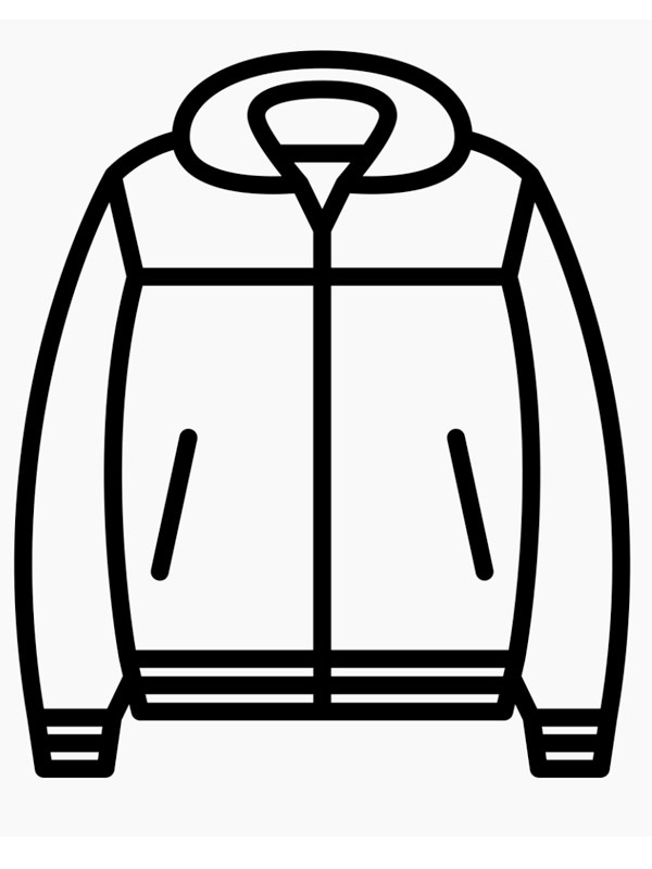 Jacket coloring page