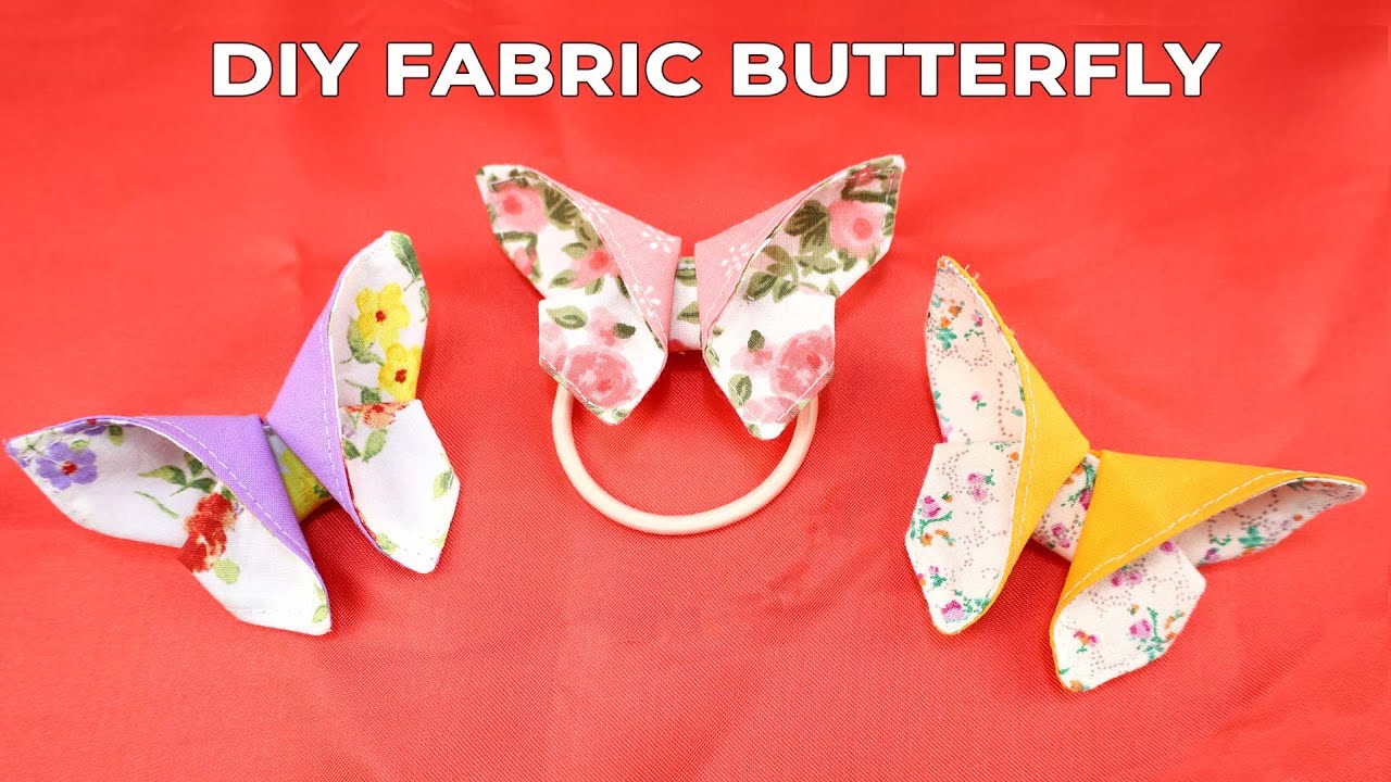 How to make fabric butterflies in minutes origami fabric tutorial â hello sewing