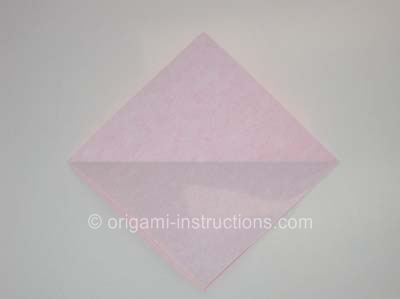 Origami ladybug folding instructions