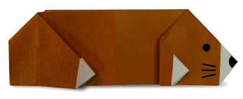 Origami mole