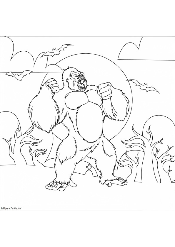 Free mole coloring page