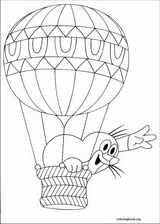 The mole coloring pages