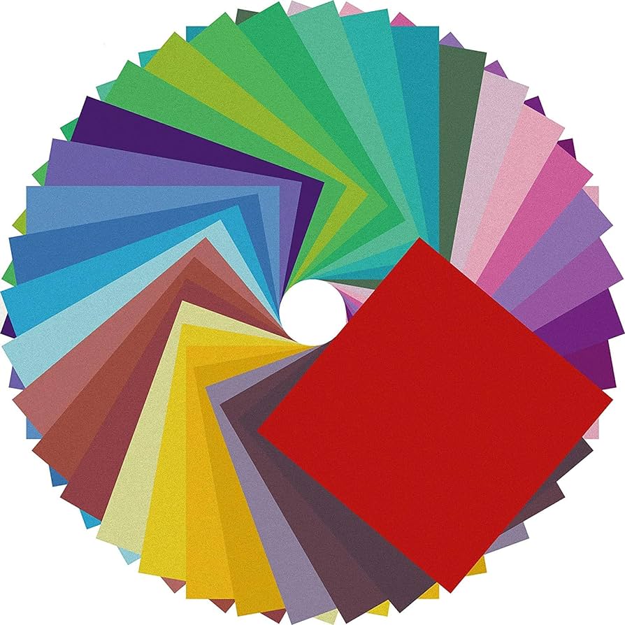 Origami paper double sided color
