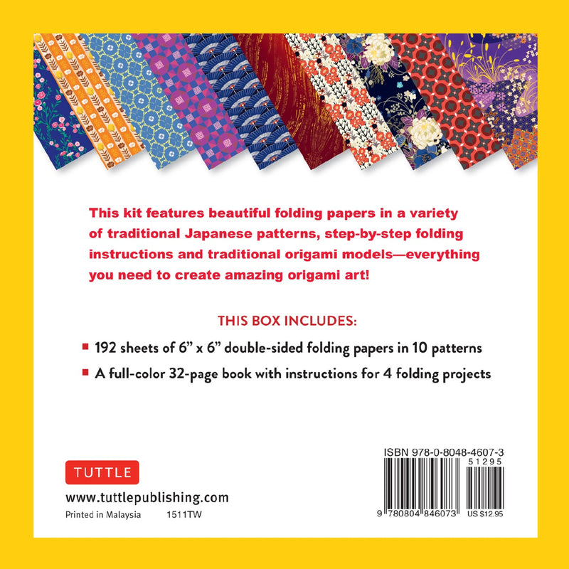 Origami paper in a box