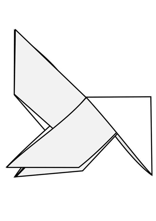 Coloring page origami
