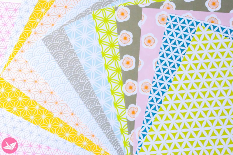 Printable origami papers