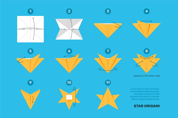 Origami instruction images