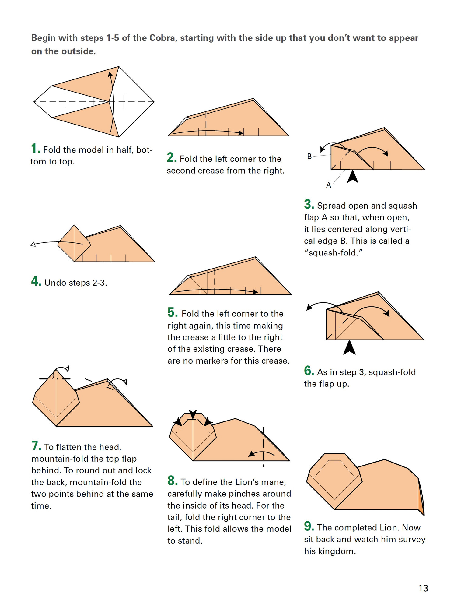 Origami zoo kit
