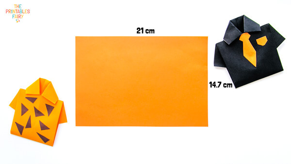 How to fold an origami shirt