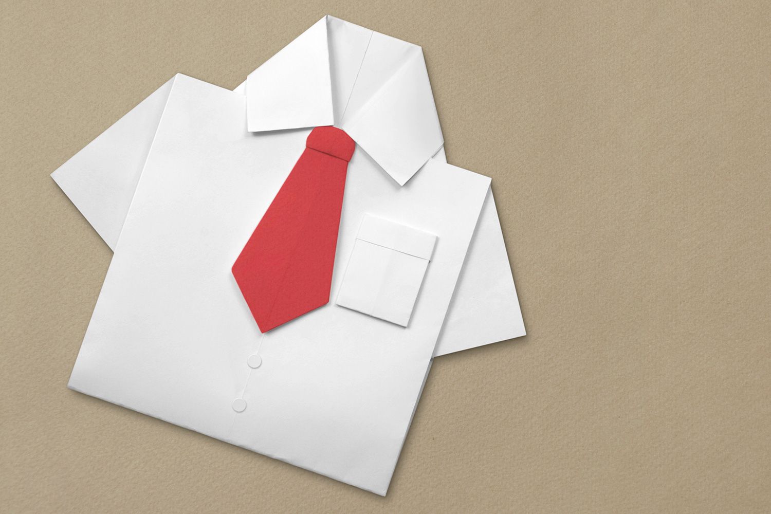 Origami tie instructions