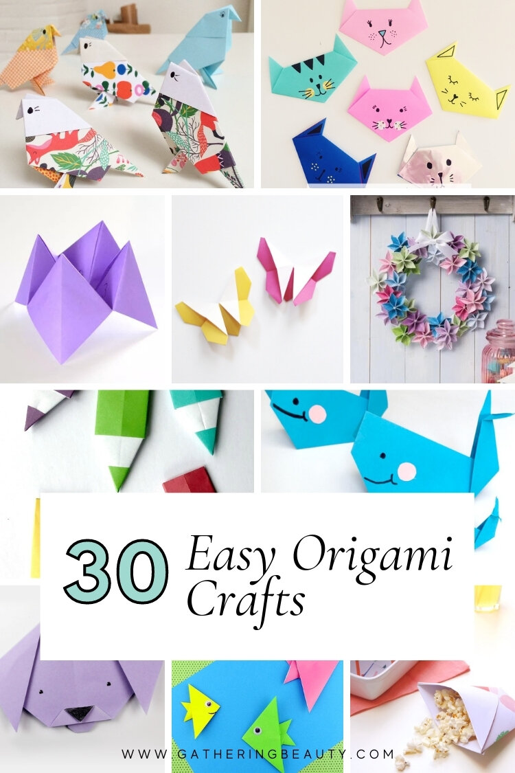 Easy origami crafts â gathering beauty