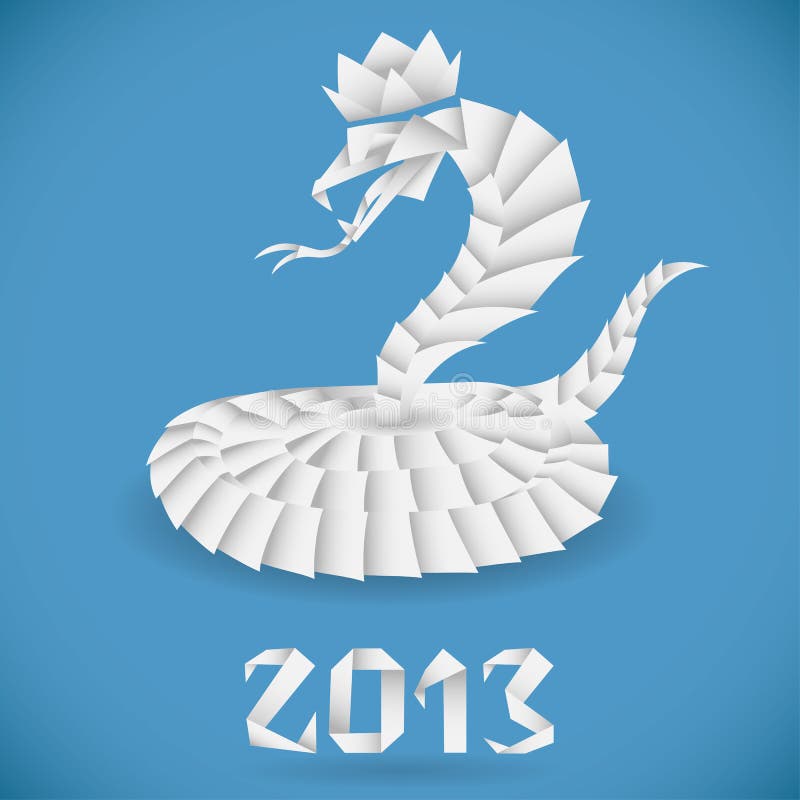 Origami snake stock illustrations â origami snake stock illustrations vectors clipart