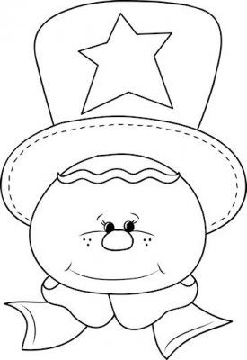 Jengibre con sombrero christmas coloring pages digital stamps digi stamps