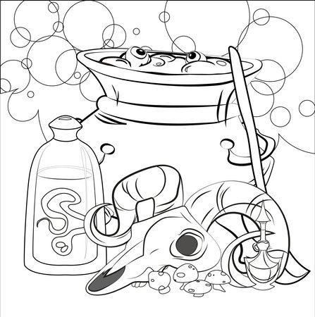 Hobbies coloring page cliparts stock vector and royalty free hobbies coloring page illustrations