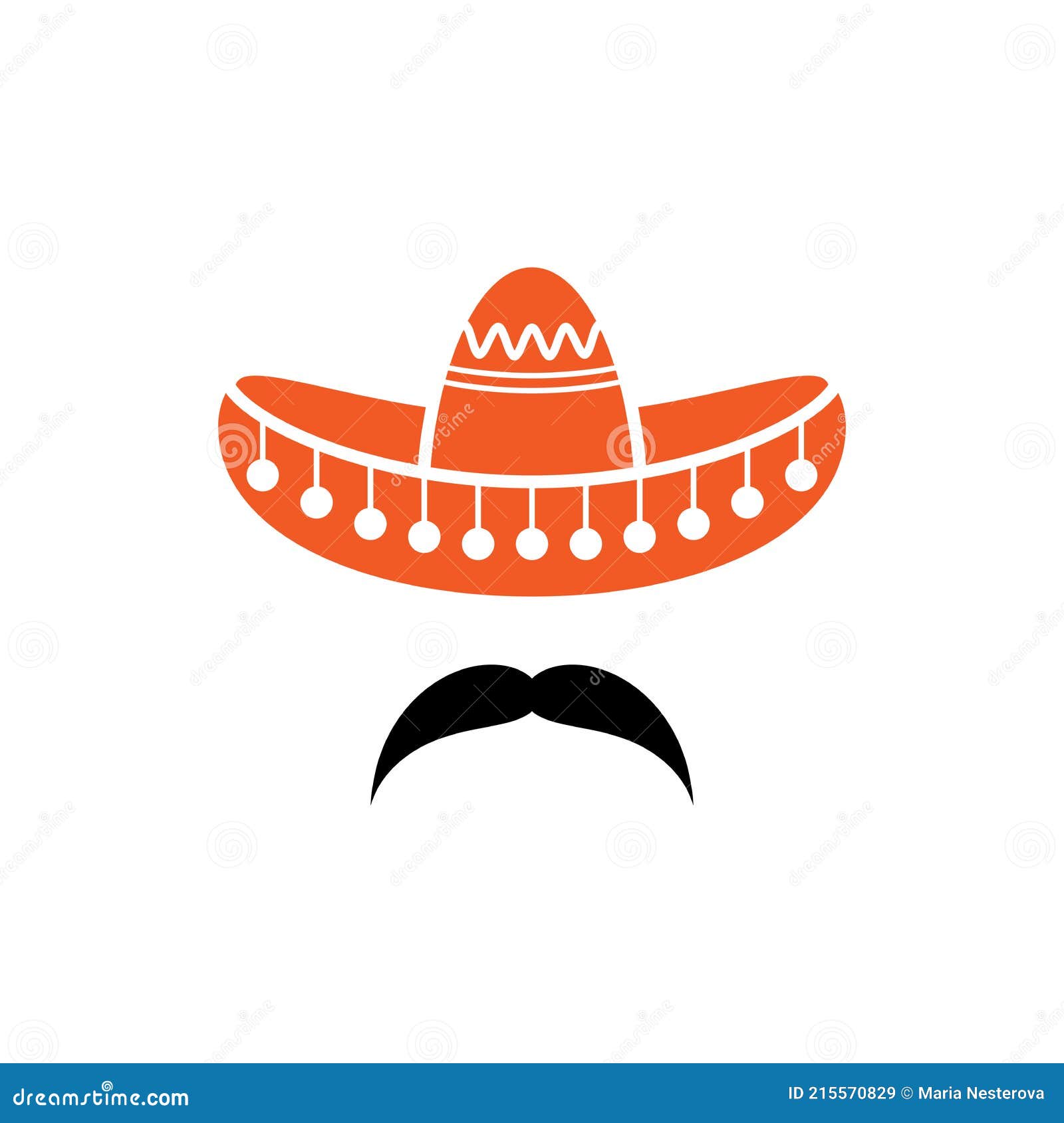 Sombrero black stock illustrations â sombrero black stock illustrations vectors clipart