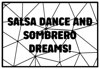 Sombrero coloring page tpt