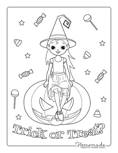 Free printable halloween coloring pages