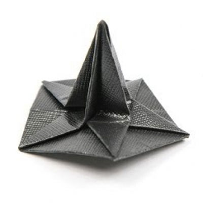 Origami witch hat