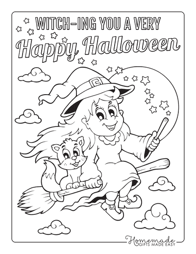 Free printable halloween coloring pages
