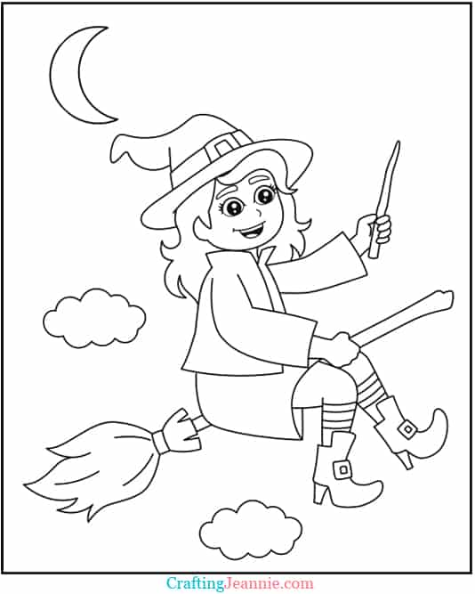 Free halloween coloring pages