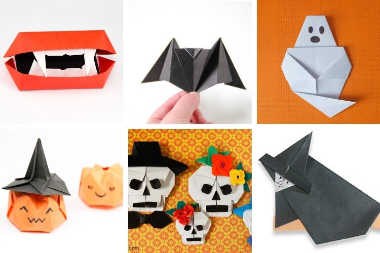 Halloween origami ideas â gathering beauty