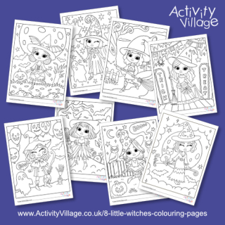 Halloween louring pages