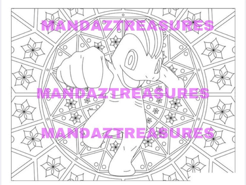 Pokemon coloring pages digital download download now
