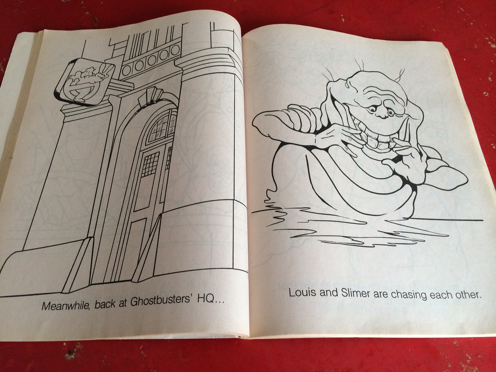 Obscure ghostbusters merchandise â a coloring book