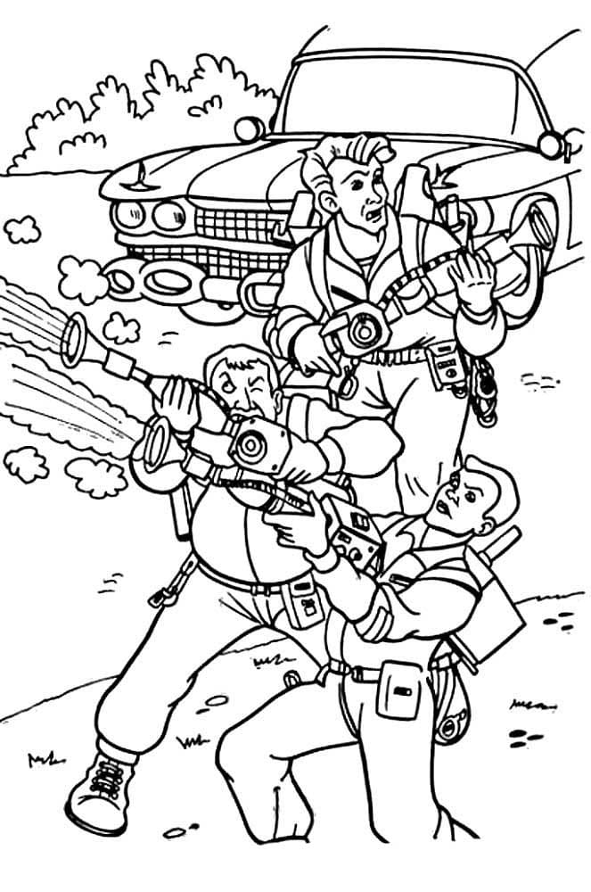 Ghostbusters coloring pages