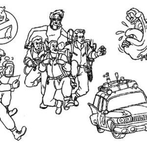 Ghostbusters coloring pages printable for free download