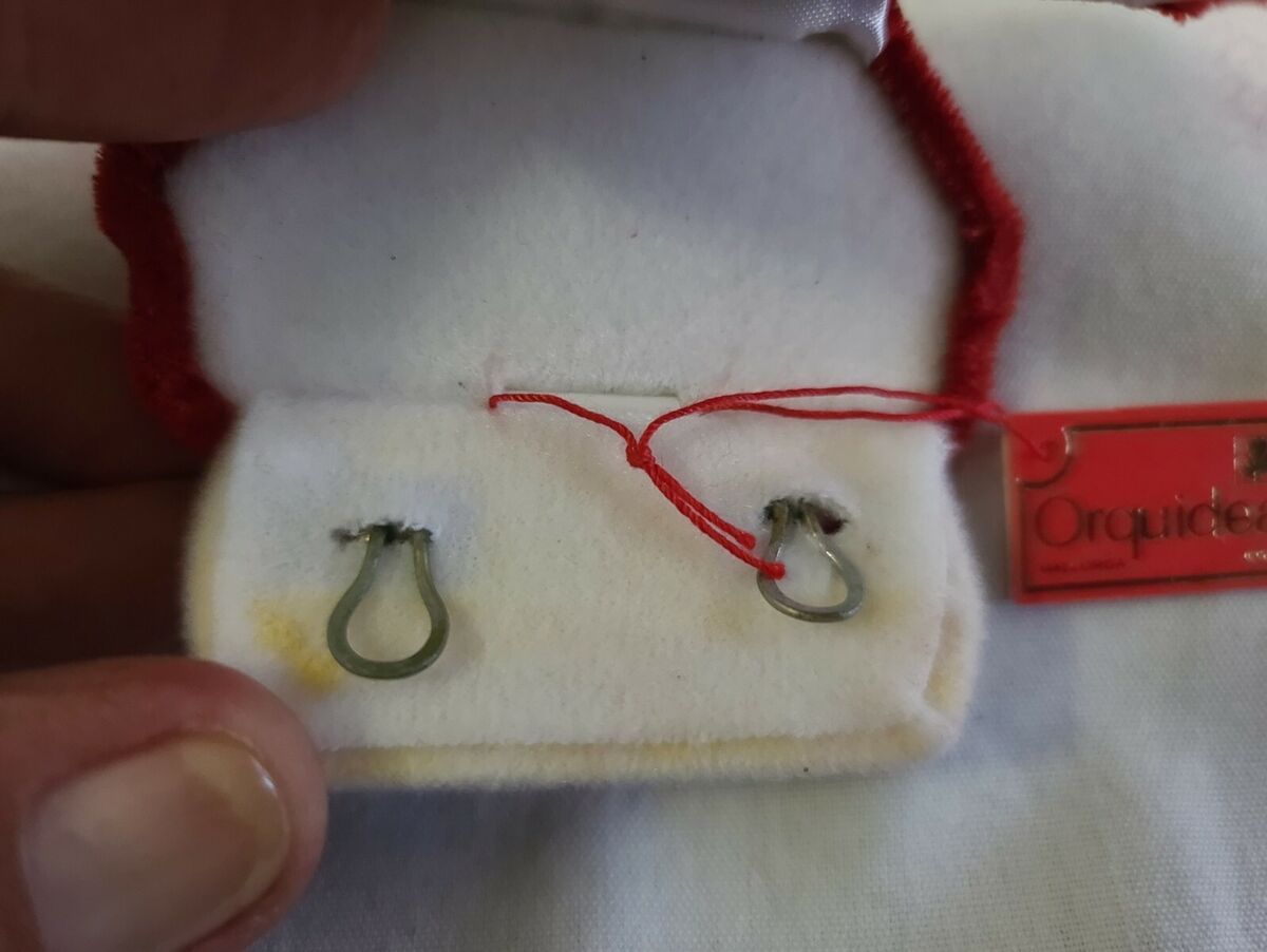 Vintage orquidea major earrings wbox pre