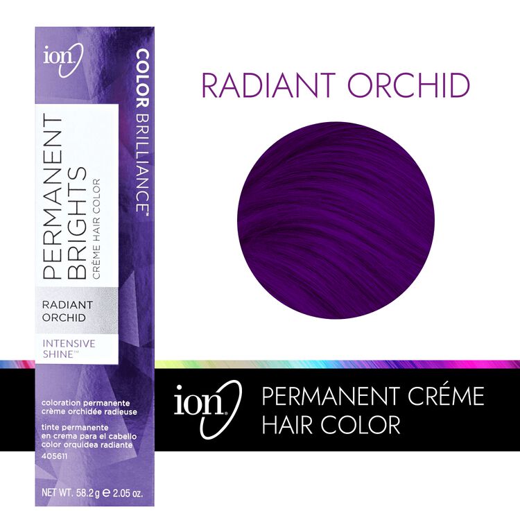 Ion color brilliance permanent brights creme hair color radiant orchid