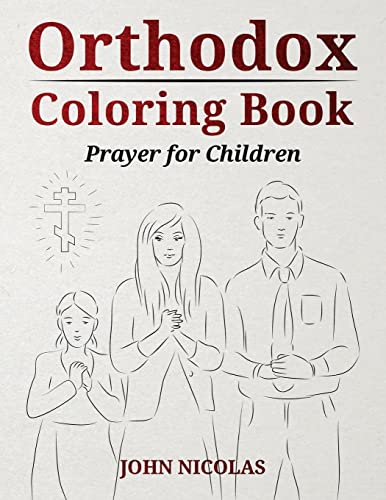 Orthodox coloring book prayer for children