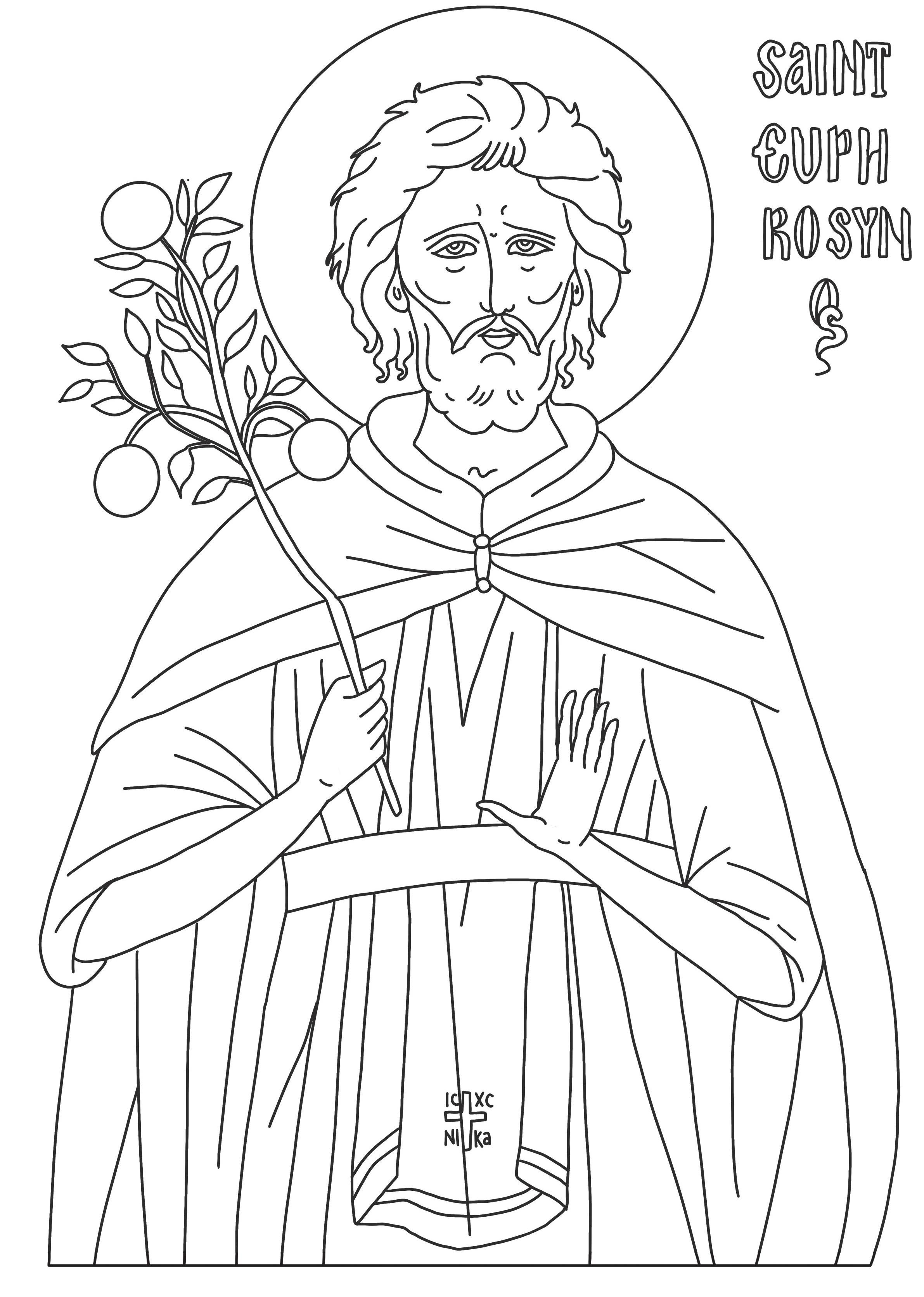 An orthodox coloring book for children