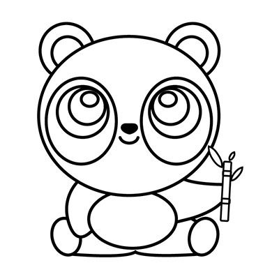 Dibujos para colorear â comodibujarclub como dibujar un oso oso panda dibujos kawaii