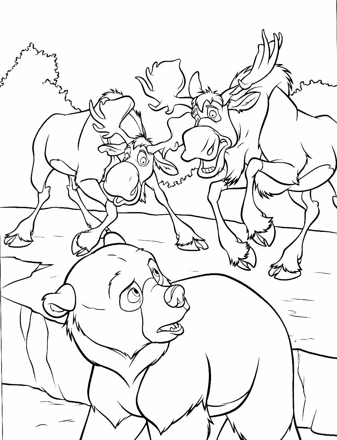 Descarga gratuita del libro para colorear hermano oso