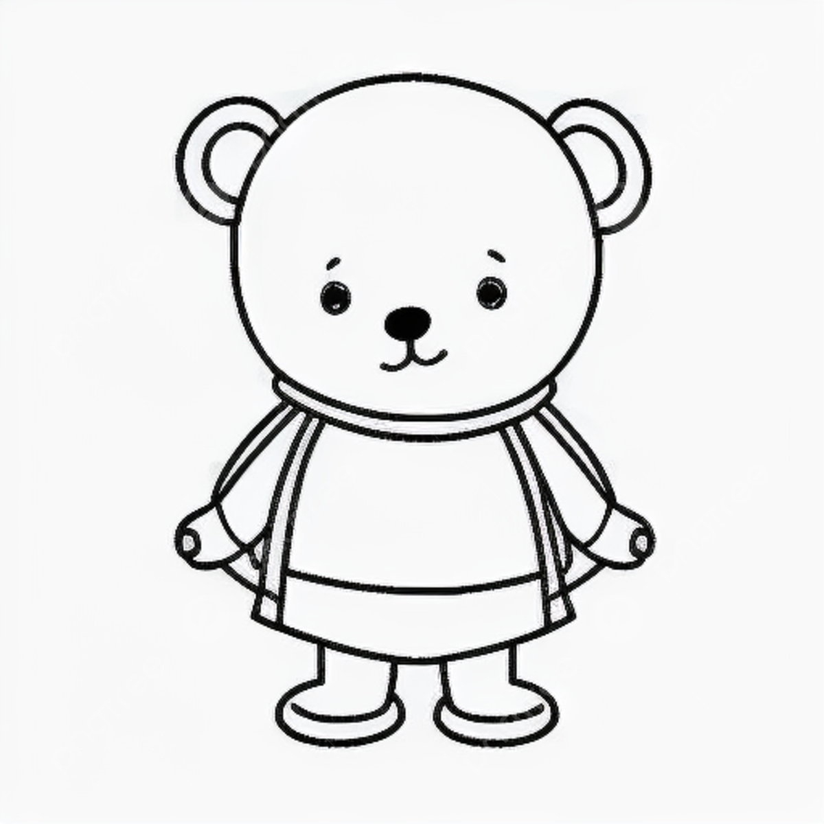 Bear drawing png vector psd and clipart with transparent background for free download
